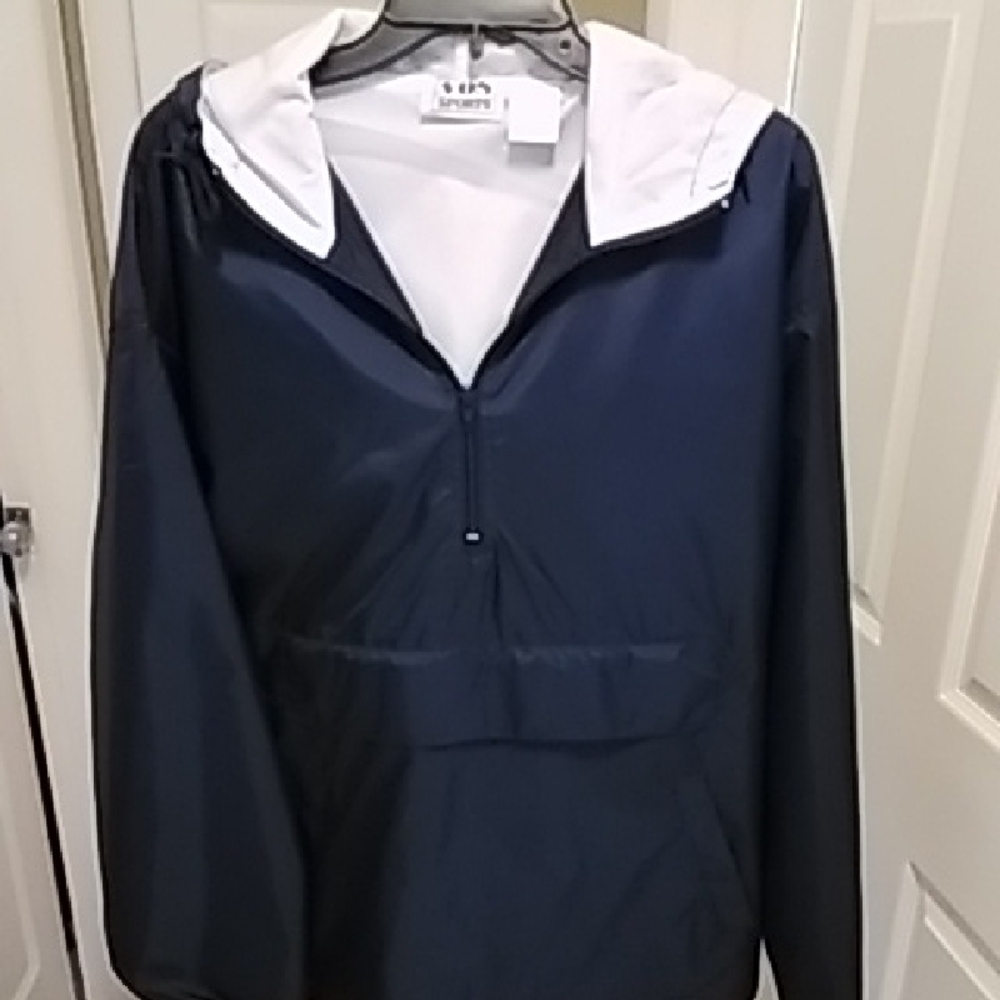 Navy Blue Varsity Jacket